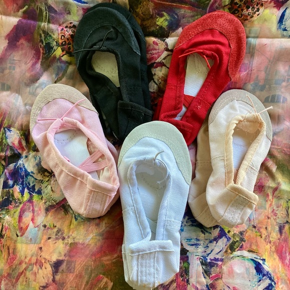 New Bundle 5 pairs Ballet Play Dress Up Shoes 8.5 - Picture 2 of 9